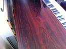 Close up of wood grain