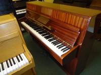 Fuchs And Mohr Upright Piano Polished Mahogany