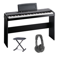 Korg SP170S with wooden stand Korg SP170S with wooden stand