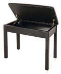 Minueta piano stool with music storage Minueta piano stool with music storage