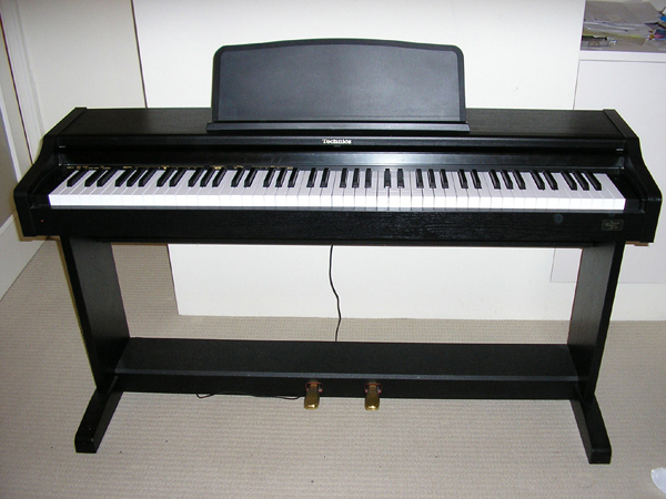 Foto af det moderne digitale piano