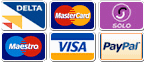 Pay by credit card, debit card or paypal