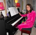 Gina Kavanagh with her new Kawai CN33