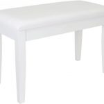 Duet Piano Stool in white