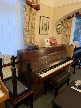 Second hand Eavestaff upright piano