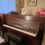 Second hand Eavestaff upright piano