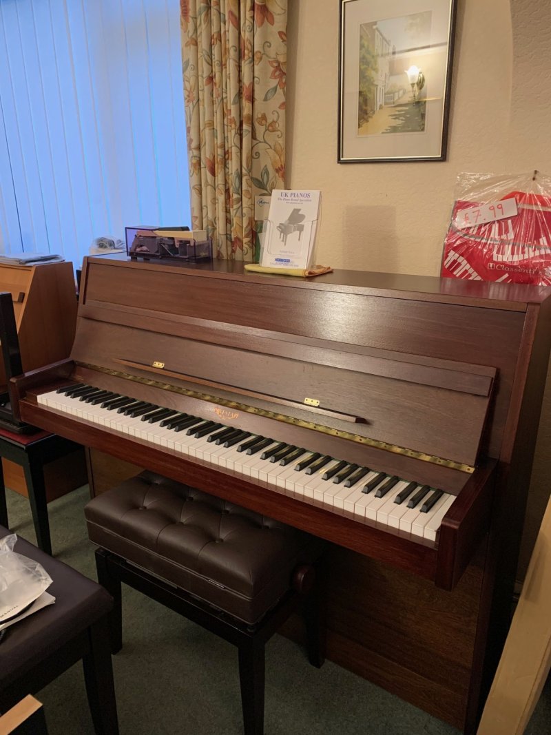 Second hand Eavestaff upright piano