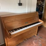 Zender Light wood upright piano
