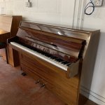 Zender polished mahogany compact piano